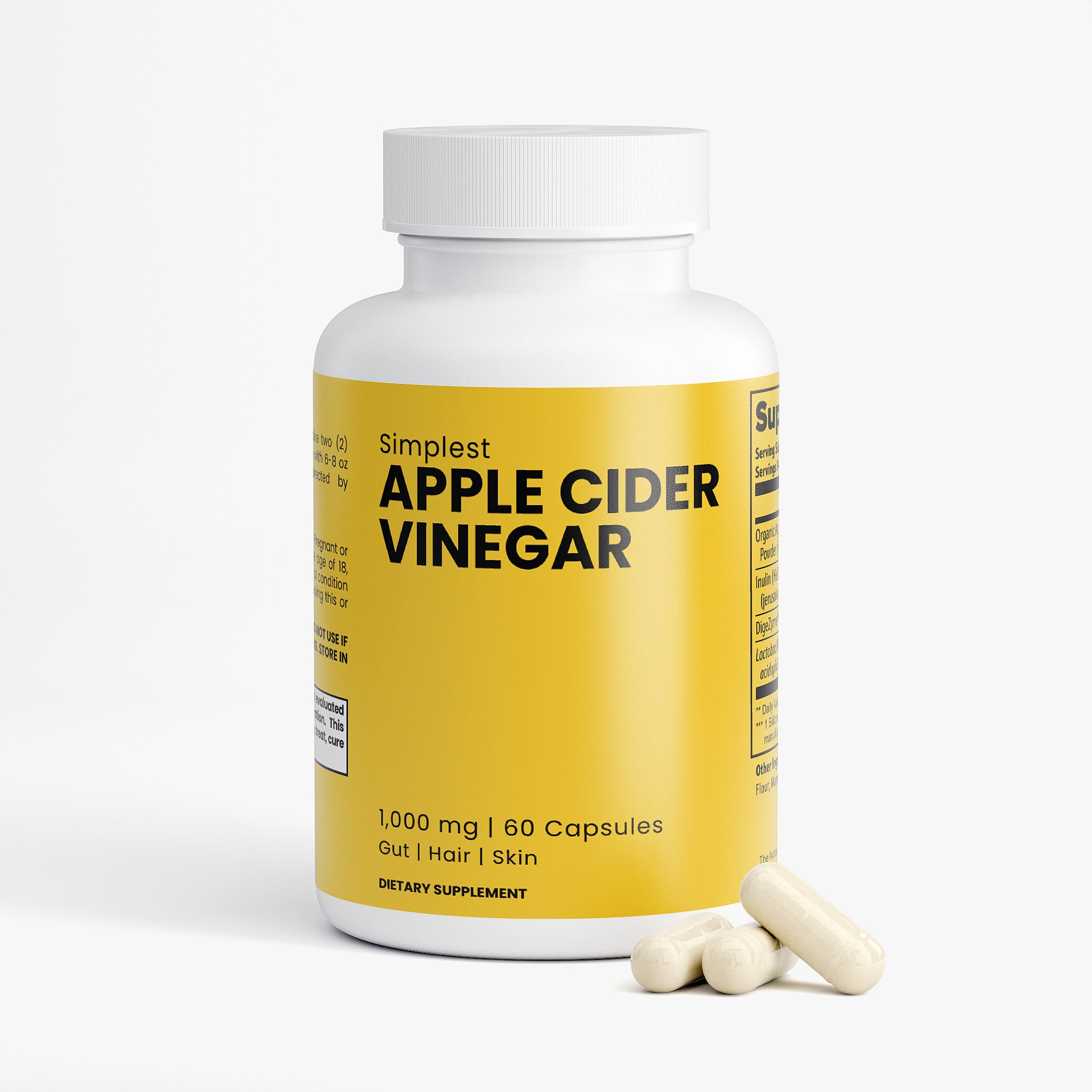 Apple Cider Vinegar - Support Digestion and Metabolism Daily - Without the Harsh Acidity