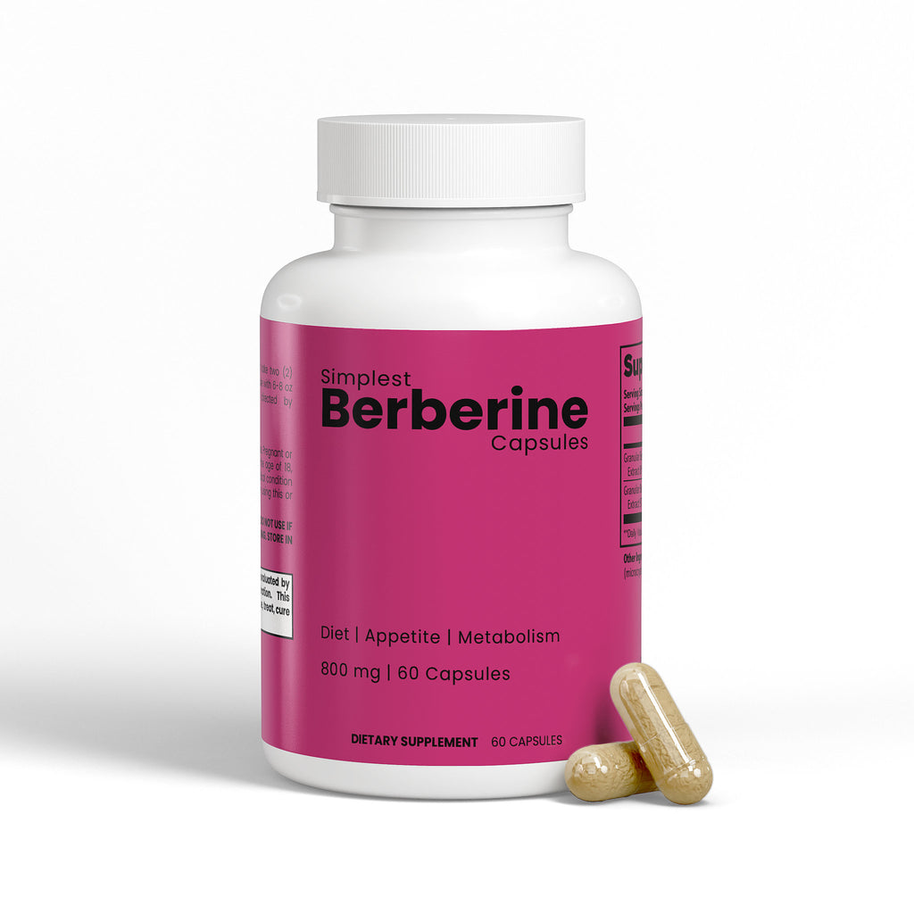 Berberine - Regulate Blood Sugar and Optimize Metabolism - Without Prescription Side Effects