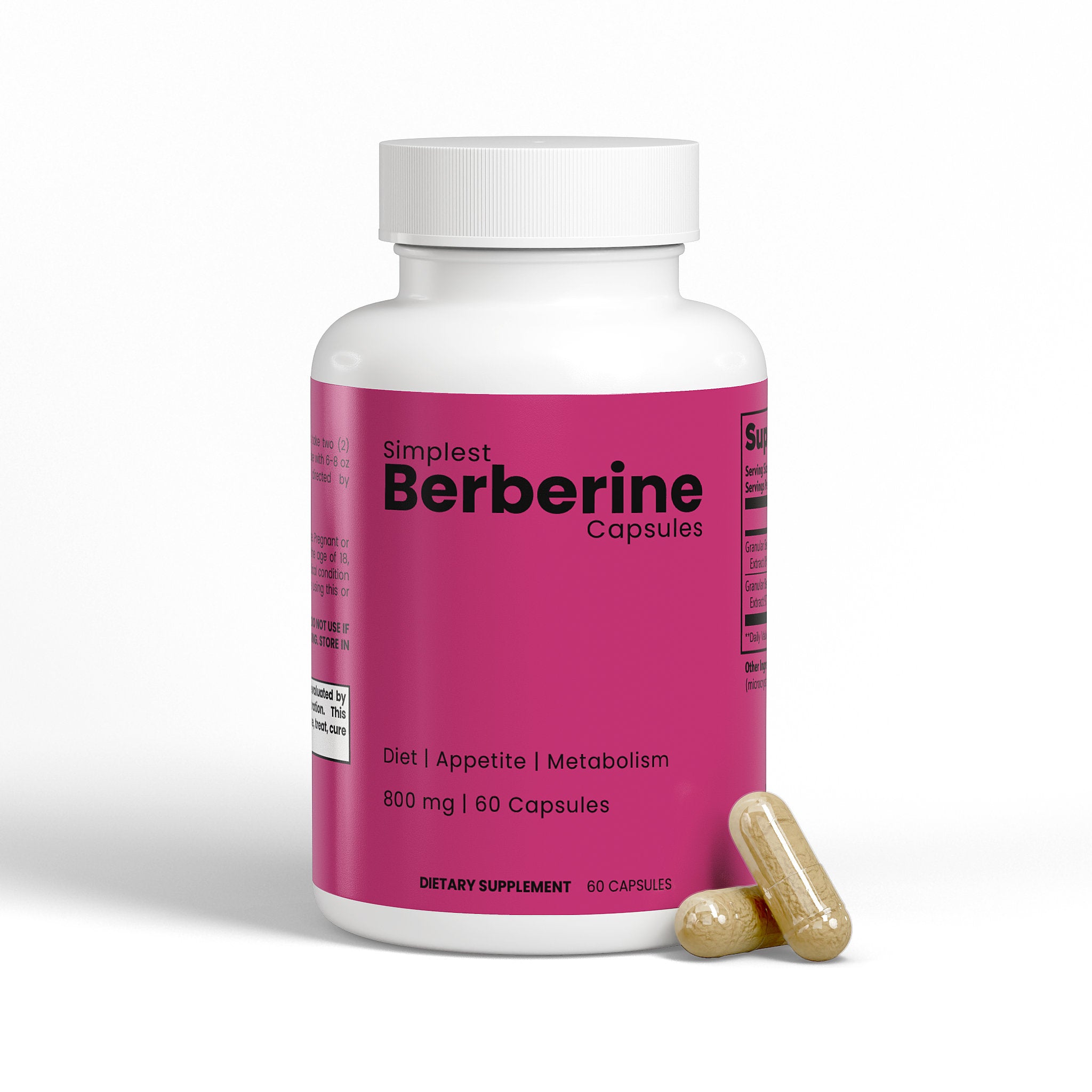 Berberine - Regulate Blood Sugar and Optimize Metabolism - Without Prescription Side Effects