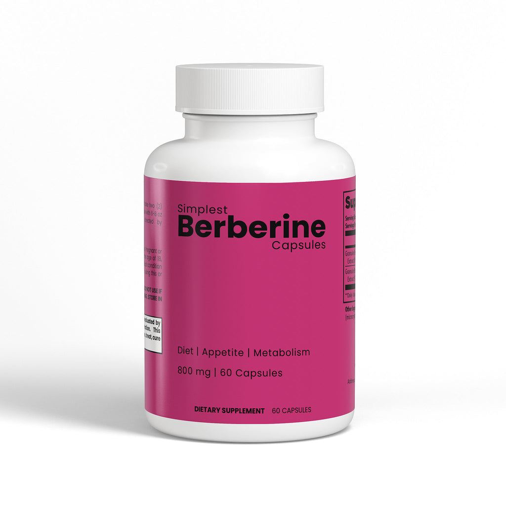 Berberine - Regulate Blood Sugar and Optimize Metabolism - Without Prescription Side Effects