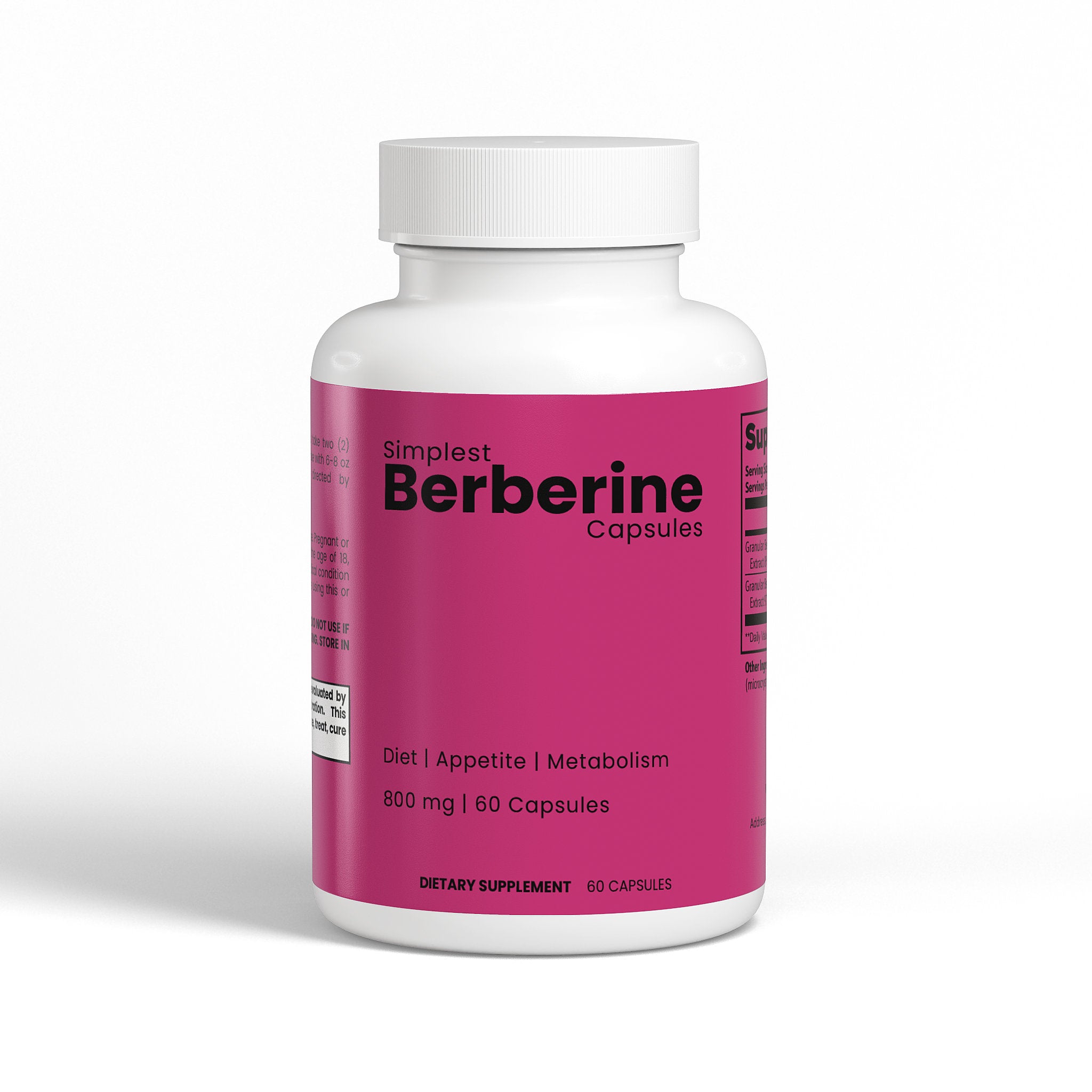 Berberine - Regulate Blood Sugar and Optimize Metabolism - Without Prescription Side Effects