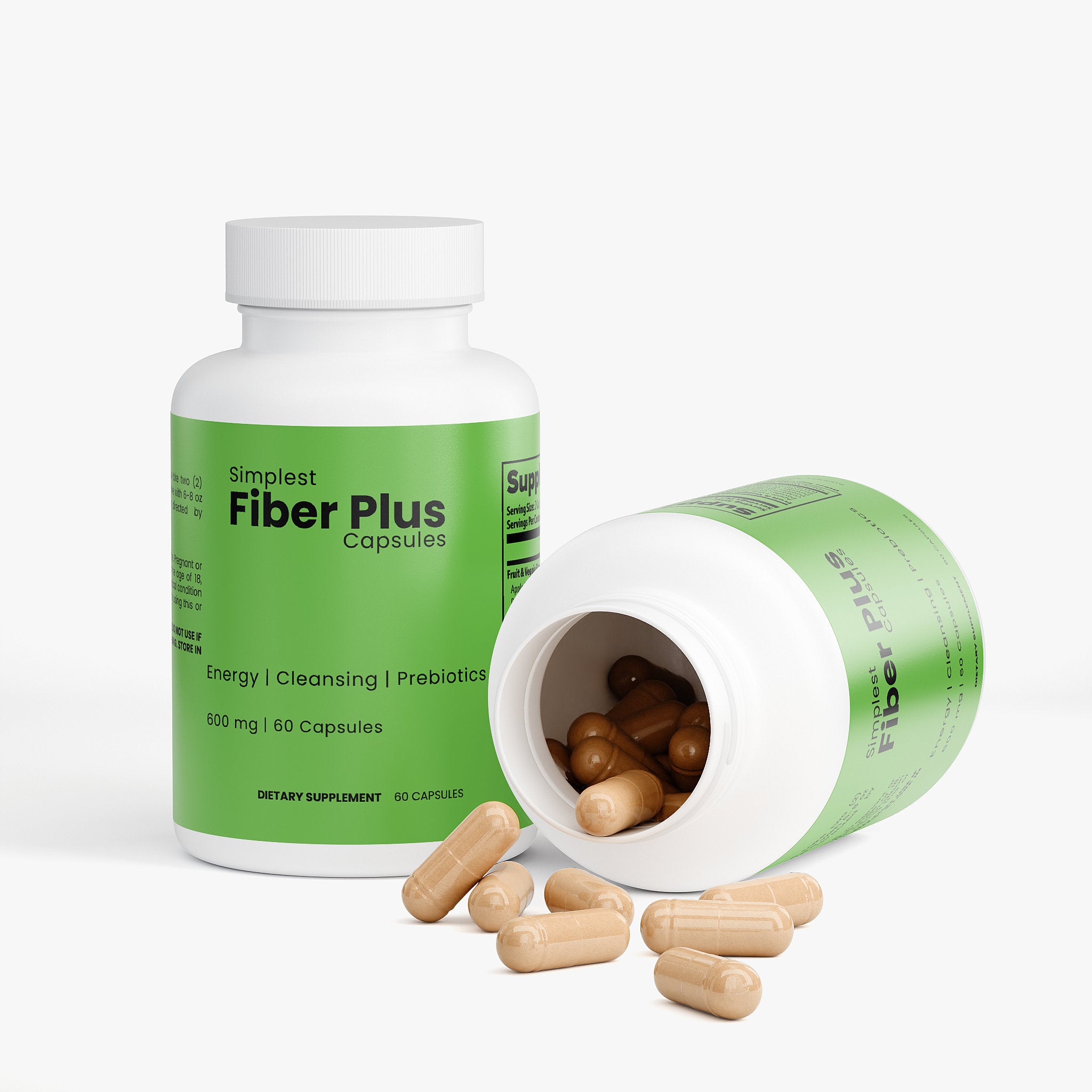 Fiber Plus - Improve Digestion and Gut Health Daily - Without Synthetic Fibers or Fillers