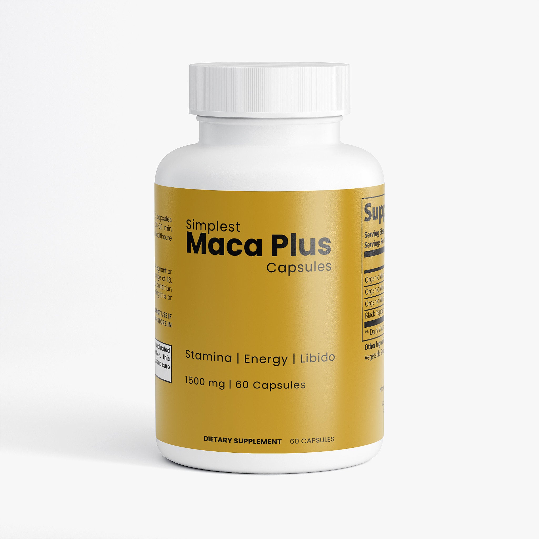 Maca Plus - Feel Stable Energy and Hormonal Balance - Without Stimulants or Crashes