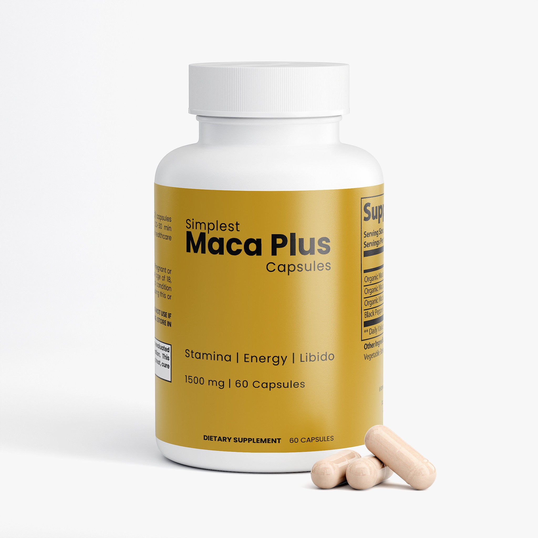 Maca Plus - Feel Stable Energy and Hormonal Balance - Without Stimulants or Crashes