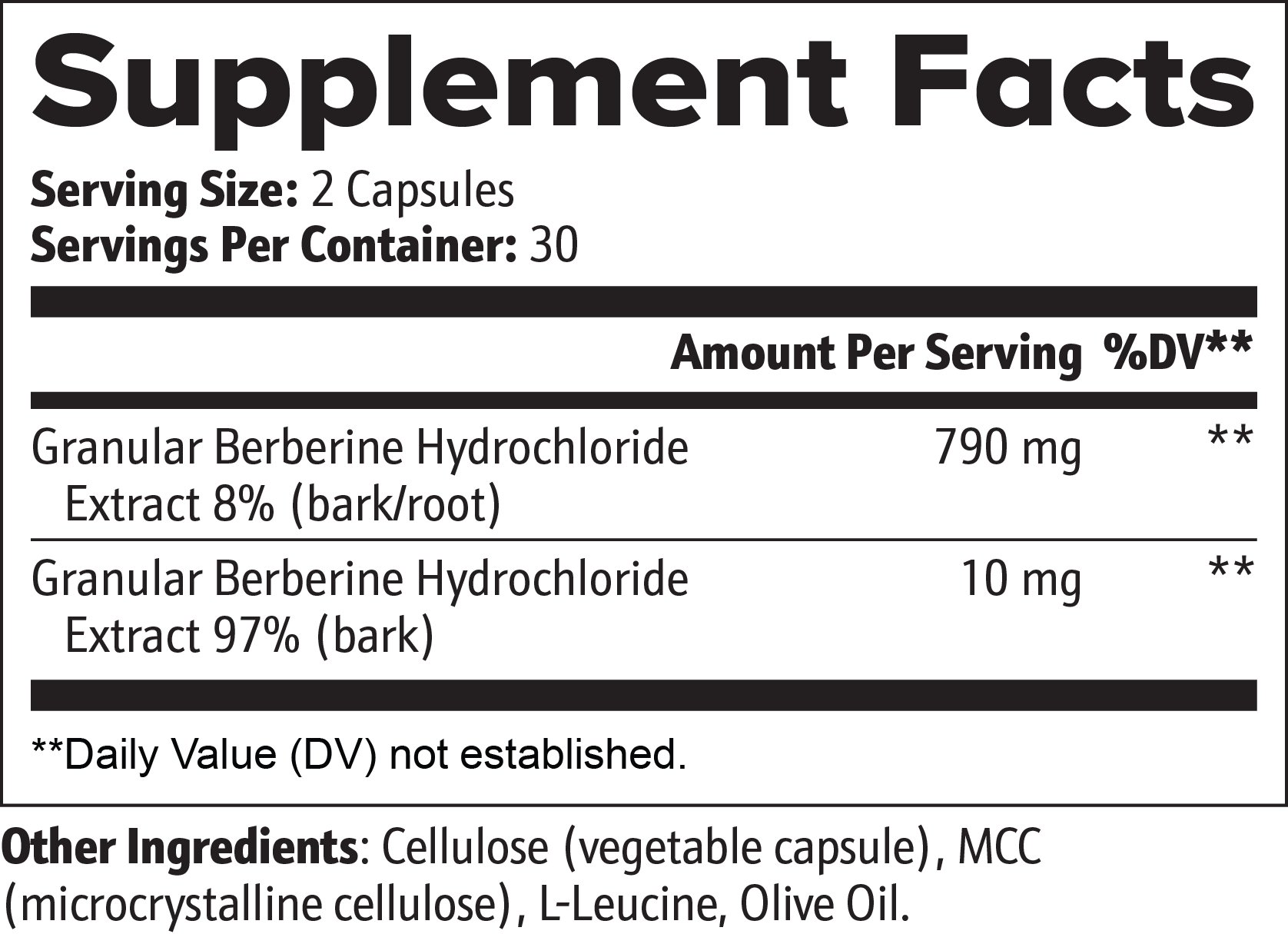 Berberine - Regulate Blood Sugar and Optimize Metabolism - Without Prescription Side Effects