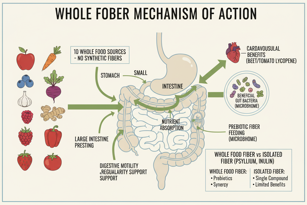 Fiber Plus Whole Food Mechanism