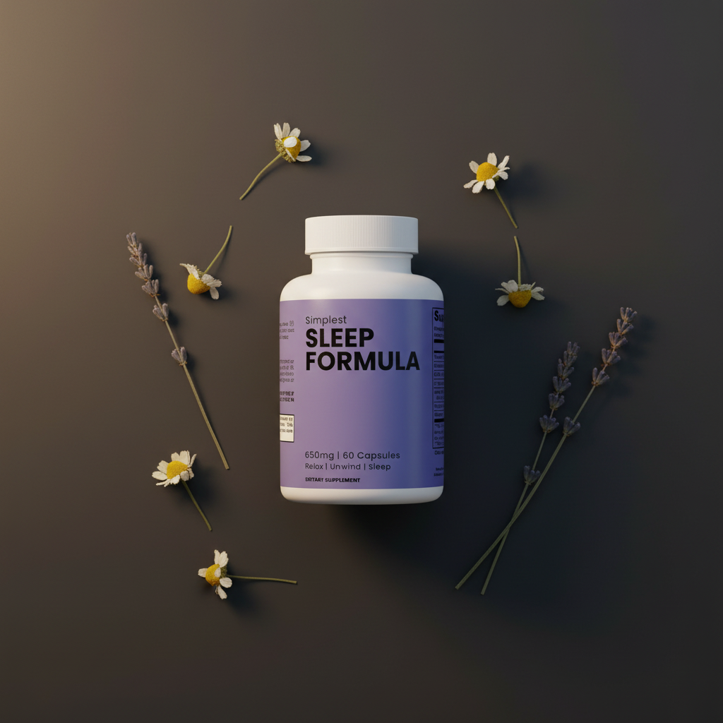 Sleep Formula Flat Lay