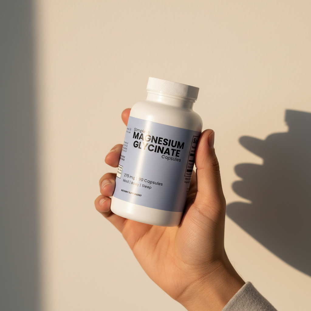 Magnesium Glycinate In-Hand Lifestyle