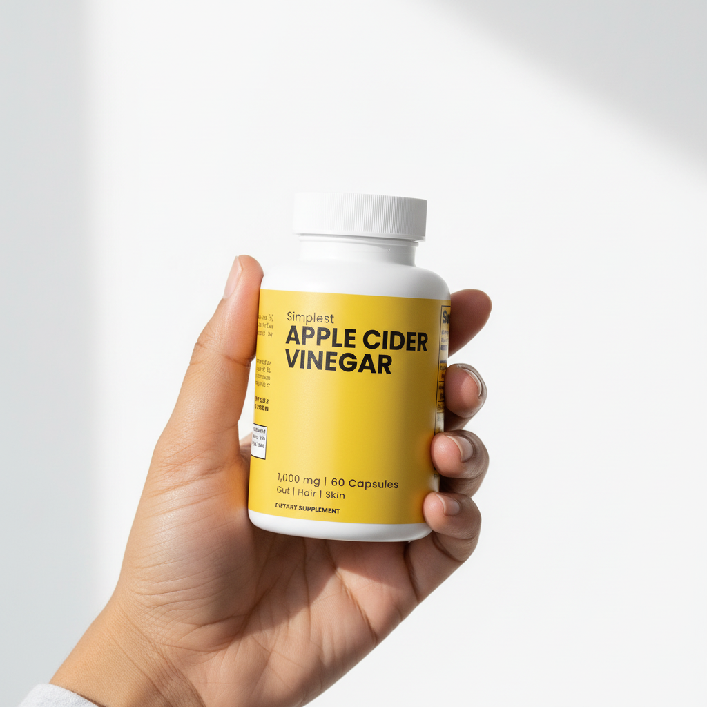 Apple Cider Vinegar In-Hand Lifestyle